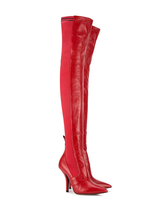 FENDI ROCKOKO OVER THE KNEE BOOTS - LuxurySnob