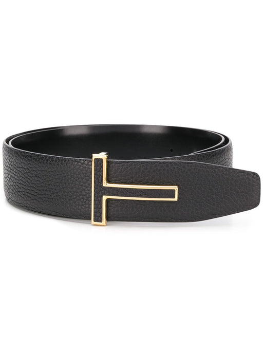 TOM FORD LOGO PLAQUE UNISEX BELT SIZE 85 - LuxurySnob