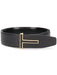 TOM FORD LOGO PLAQUE UNISEX BELT SIZE 85 - LuxurySnob