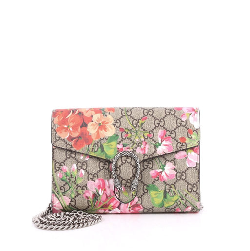 GUCCI DIONYSUS BLOOMS CHAIN WALLET - LuxurySnob