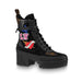 LOUIS VUITTON BLACK HEART PLATFORM DESERT BOOT SIZE 40 