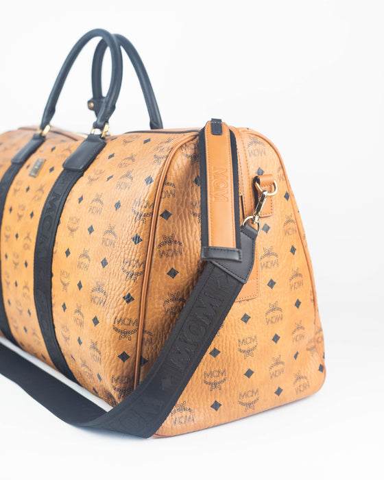 MCM Traveler Weekender Bag in Visetos