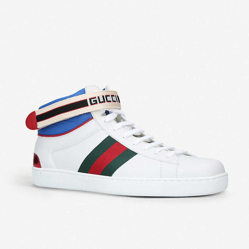 GUCCI ACE MEN HIGHTOP SNEAKERS