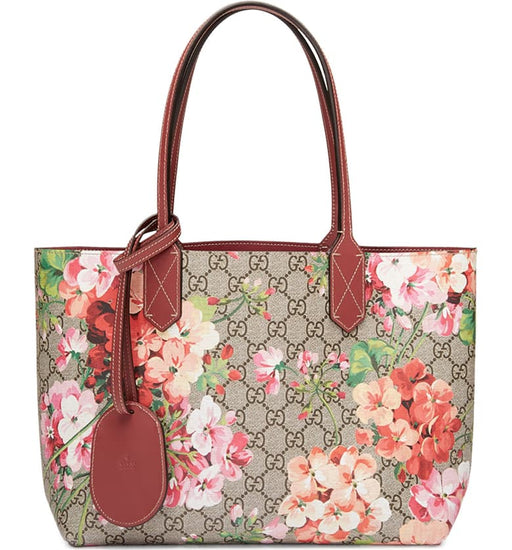 GUCCI GG BLOOMS REVERSIBLE TOTE - LuxurySnob