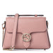 GUCCI DOLLAR CALFSKIN INTERLOCKING G TOP HANDLE SHOULDER BAG