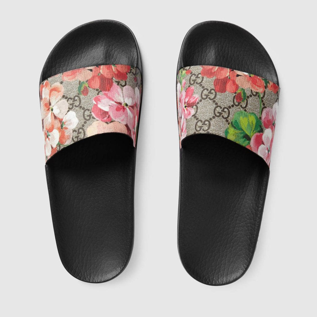 GUCCI GG BLOOMS SUPREME SLIDE SANDAL — LSC INC display picture 1