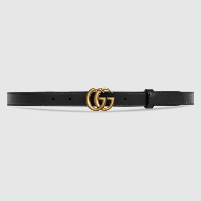 Gucci Leather belt with Double G buckle