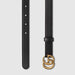 Gucci Leather belt with Double G buckle