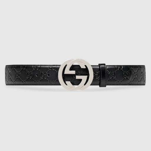 Gucci Signature leather belt Size 85/34 - LuxurySnob