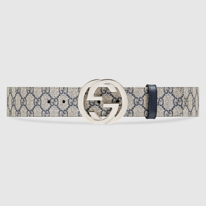 Gucci GG Supreme belt with G buckle