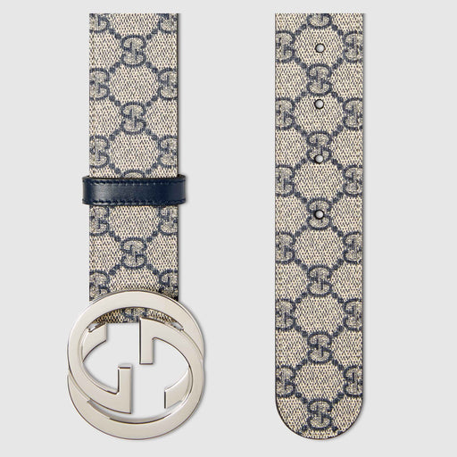 Gucci GG Supreme belt with G buckle