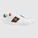 GUCCI  ACE EMBROIDERED SNEAKER SIZE 40 - LuxurySnob