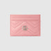 GUCCI GG MARMONT CARD CASE PINK