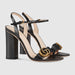 GUCCI GG MARMONT LEATHER SANDALS