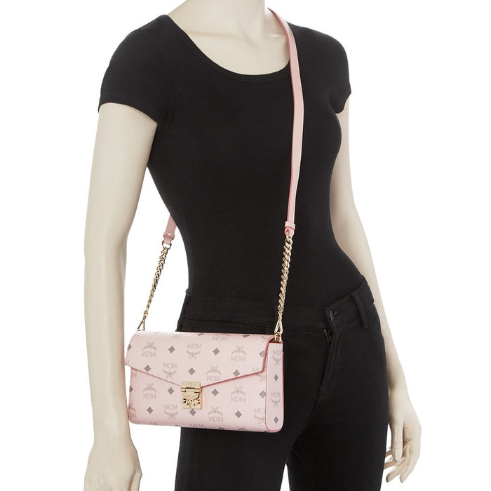 Mcm Millie Crossbody Visetos Powder Pink