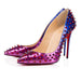 CHRISTIAN LOUBOUTIN FOLLIES SPIKES 120 SIZE 40 - LuxurySnob