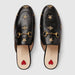 GUCCI PRINCETOWN EMBROIDERED LEATHER SLIPPER - LuxurySnob