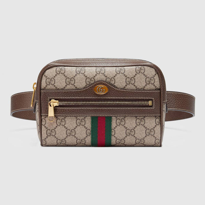 GUCCI OPHIDIA GG SUPREME SMALL BELT BAG SIZE 95/38