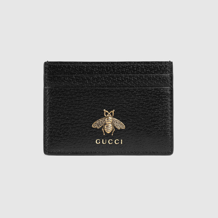 Gucci Animalier leather card case