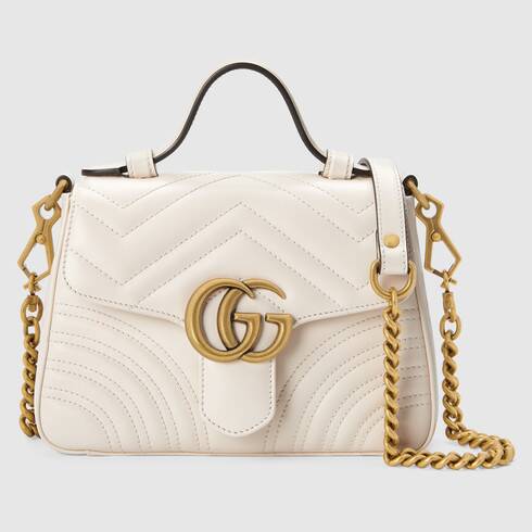 GUCCI MARMONT SMALL TOP HANDLE BAG