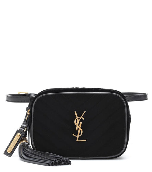 SAINT LAURENT LOU VELVET BELT BAG