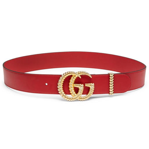 Gucci Leather belt with torchon Double G buckle