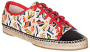 FENDI WOMEN'S JUNIA CANVAS SNEAKERS SIZE 39 - LuxurySnob