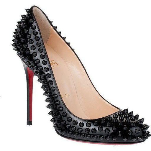 CHRISTIAN LOUBOUTIN FIFI SPIKES 100 mm size 38.5 - LuxurySnob