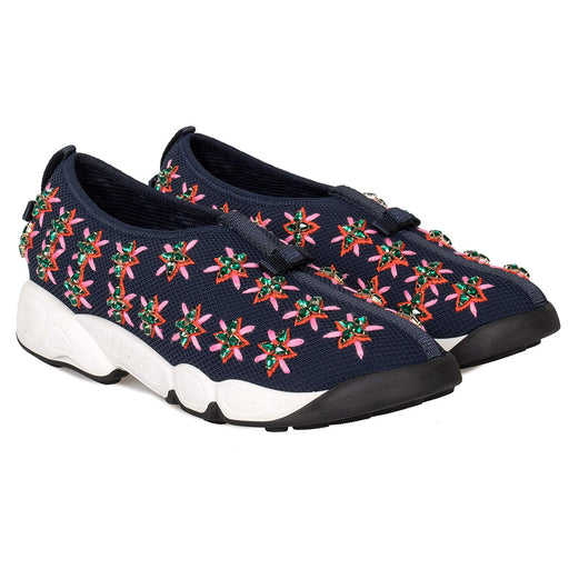 CHRISITAN DIOR FUSION FLOWER SNEAKERS SIZE 37 - LuxurySnob