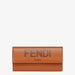 Fendi Continental Brown Leather Wallet