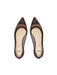 FENDI FF MESH COLIBRÌ BALLERINA FLATS SIZE 38 