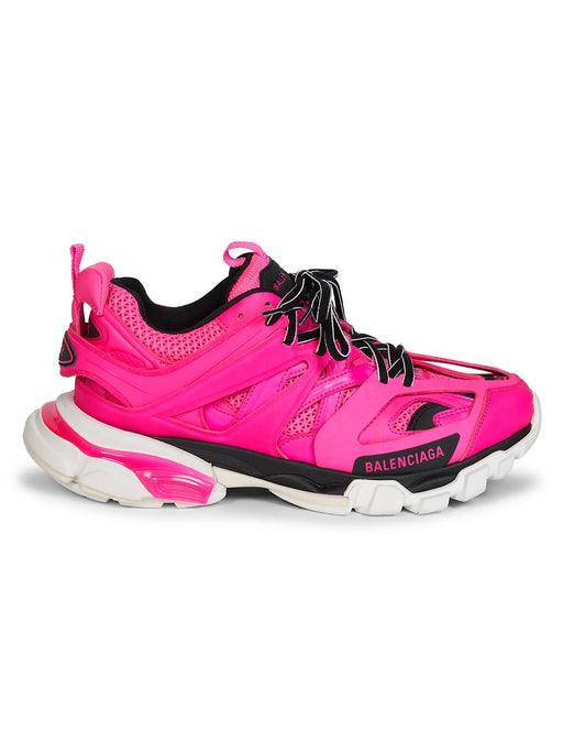 Balenciaga Track Sneakers in Fuchsia and Black