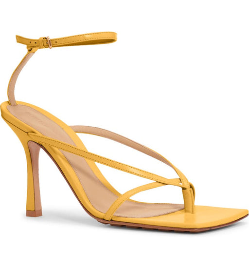 Bottega Veneta Square Toe Stretch Sandals