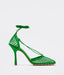 Bottega Veneta Stretch Sandals in Grass