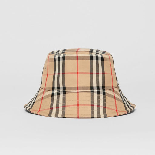 Burberry Vintage Check Technical Cotton Bucket Hat