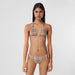 Burberry Vintage Check Triangle Bikini in Archive Beige