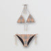 Burberry Vintage Check Triangle Bikini in Archive Beige