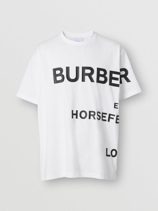 Burberry Horseferry Print Cotton Oversized T-shirt