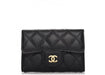 CHANEL CLASSIC SMALL CAVIER FLAP WALLET - LuxurySnob