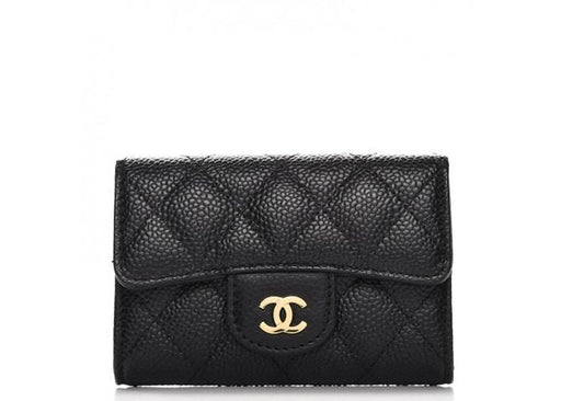 CHANEL CLASSIC SMALL CAVIER FLAP WALLET - LuxurySnob