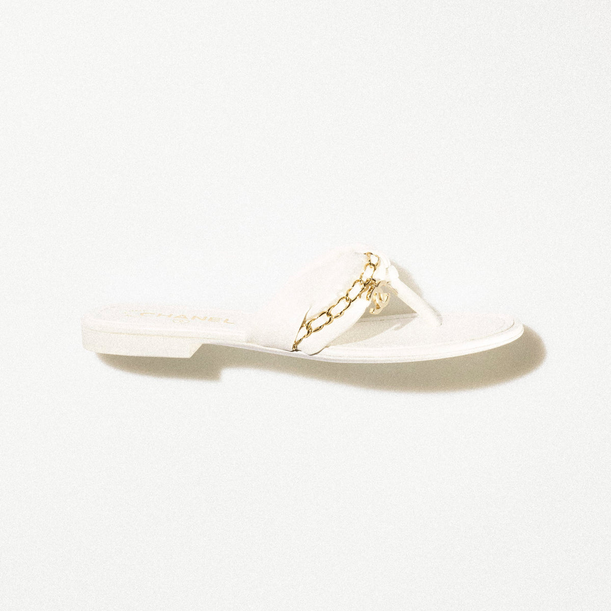 ChanelLambskinandMetalSandalsi