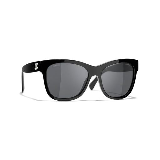 Chanel Square Sunglasses with Black Lenses