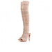 Christian Louboutin Cheminetta Maille Boots in Beige