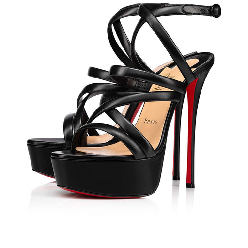 Christian Louboutin Cleissimo Platform Heels in Black