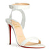 Christian Louboutin Jonatina PVC and White Leather Sandals