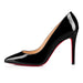 Christian Louboutin Pigalle 100 Patent Heels in Black