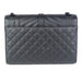 Saint Laurent Medium Tre-Quilt Leather Envelope Bag in All Black