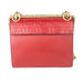 Fendi Small Red Leather Zucca Kan Bag