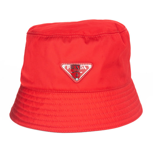 Prada Re-Nylon Bucket Hat in Red