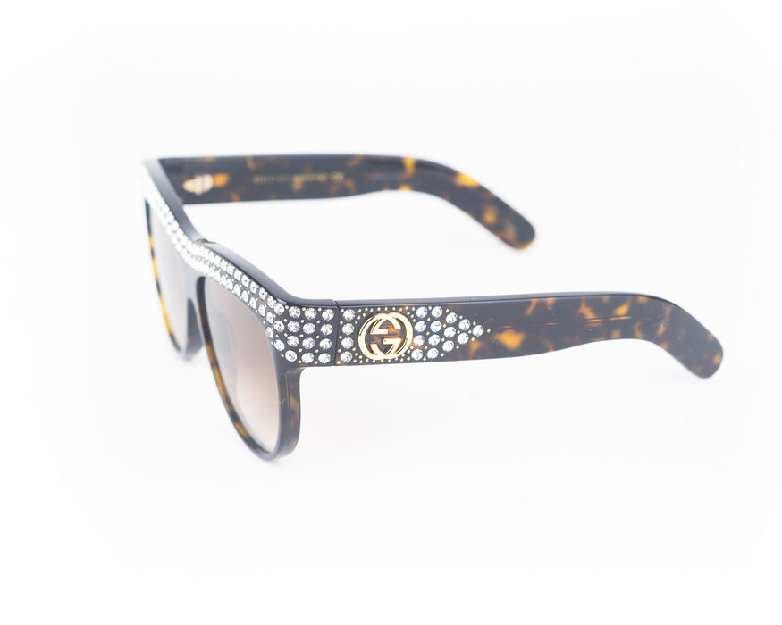 Gucci Embellished Hollywood Forever Sunglasses